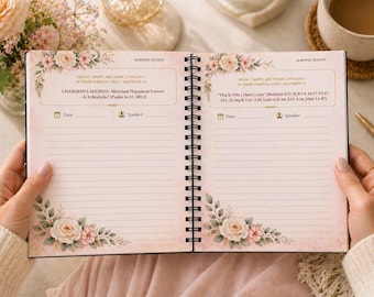 JW Convention Notebook 2026 Eternal Happiness (74 pages) with Keepsake Bookmark