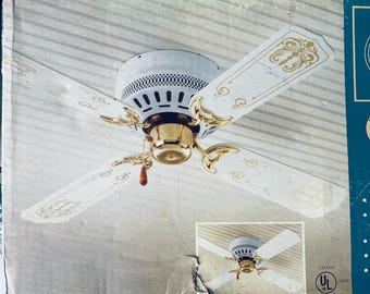 Vintage New Windsor Browne 42 Zoll Deckenfan Stil 852