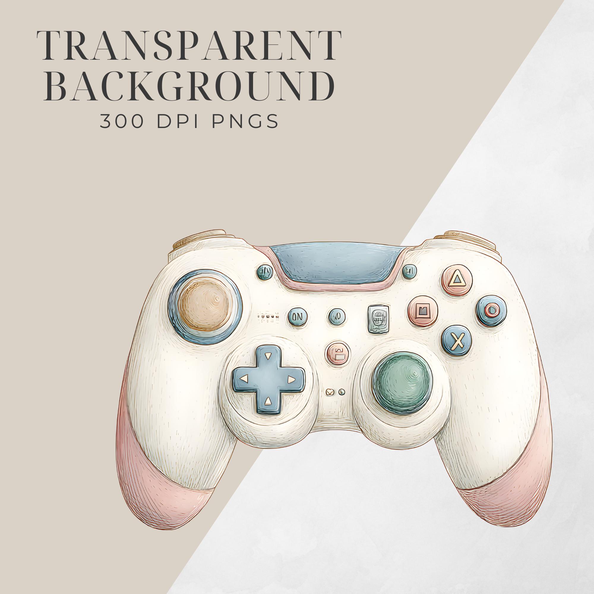Cute Game Controller Clipart, Pastel Gaming PNG Illustration, Cozy ...
