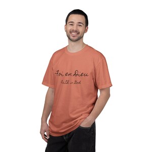 Foi en Dieu T-shirt | French faith script tee