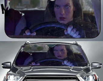 Resident Evil Requiem Car Windshield, Resident Evil 9 Character Auto Sunshade, Resident Evil Car Accessory, Horror Video Game Car Decoration