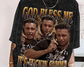 Que Dieu me bénisse sa chemise Summah, t-shirt d'été drôle pour les amateurs de fête, t-shirt graphique humoristique sur la plage, t-shirt cadeau de vacances sarcastique