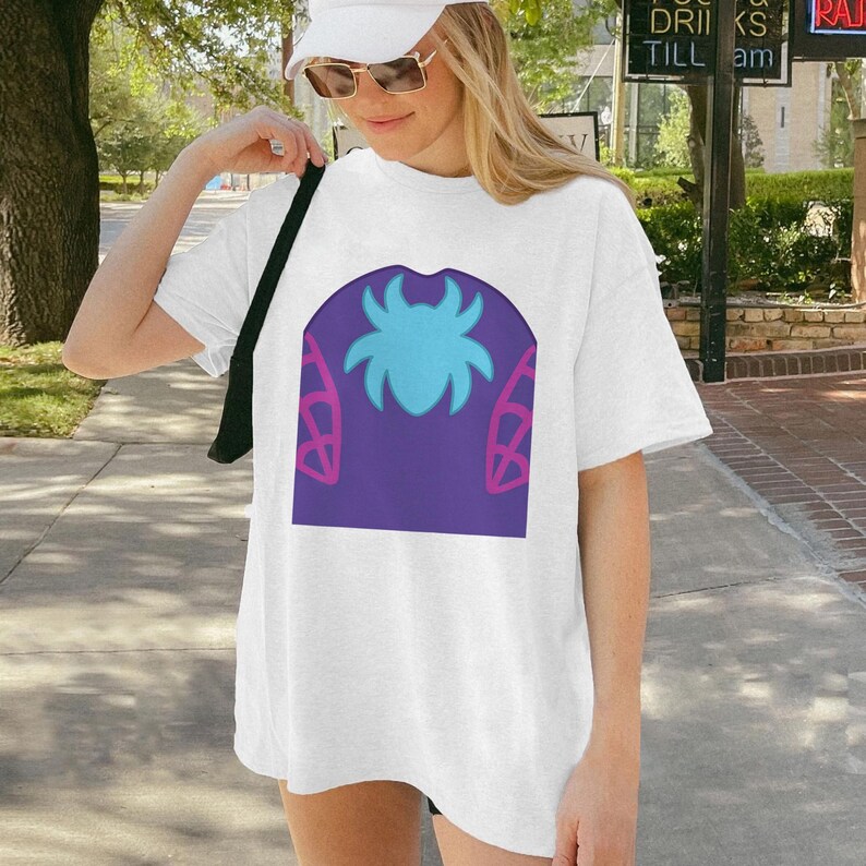 Spidey und seine erstaunliche Freunde Kostüm Halloween Shirt, Spider Man Kostüm Shirt, Miles Morales Geist Spinne Halloween, Halloween Gruppe Bild 3