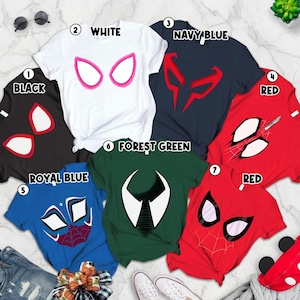 Spider-Man Across The Spider Verse Costume, Spider Man Halloween Cosplay Shirt, Spider Punk Shirt, Superhero Costume, Miles Morales Shirt image 1