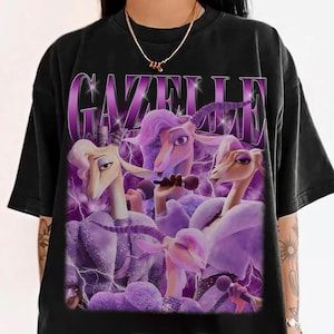 Koszulka Gazelle Zootopia Comfort, Koszulka Zootopia 2, Koszulka Disneyland, Koszulka Disneyworld, Koszulka DisneyFamily Comfort Matching, Magic Kingdom zdjęcie 1