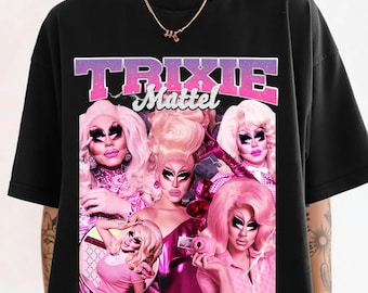 Retro Trixie Mattel Shirt, Trixie Mattel Homage Shirt, Katya Zamolodchikova Shirt, Trixie And Katya Shirt, Drag Queen Shirt