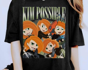 Kim Possible Shirt, Vintage Kim Possible Shirt, Kim Possible Bootleg Shirt, Retro Kim Possible Shirt