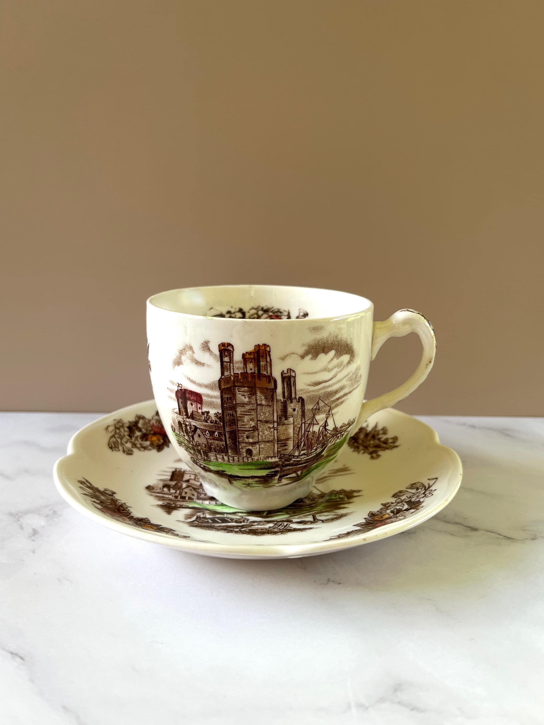 Vintage Johnson Bros “caernarvon Castle” English Cup & Saucer - Etsy