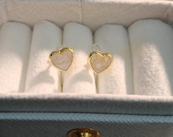 Clip-on oorbellen met gouden randje voor kinderen - clip-oorbellen voor meisjes en vrouwen