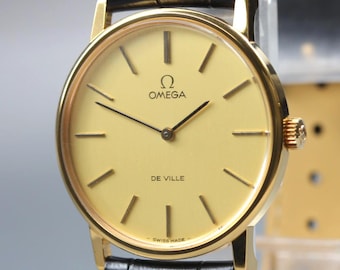 Omega Seamaster Calendar Date Quartz Gold /stainless Steel Vintage