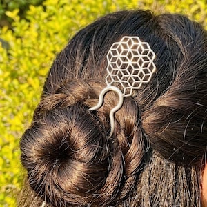 Moon Hair Fork Silver - Etsy