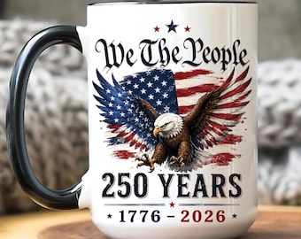 Taza de café del 250 aniversario de Estados Unidos, celebración del 250 aniversario de Estados Unidos (1776-2026), regalo patriótico para veteranos.