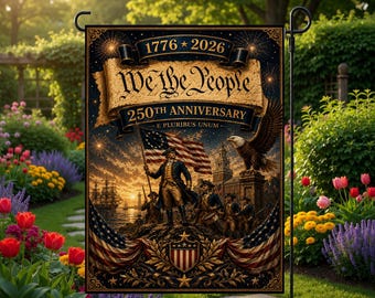 USA 250Th Anniversary We The People House Flag, 1776 2026 Patriotic Flag, July 4Th Independence Day Decor, American Gift