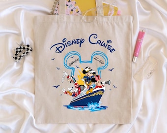 Personalized Disney Cruise Tote Bag, Family Vacation Bag 2026, Family Gifts