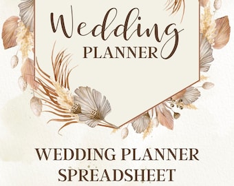 Hochzeitsplaner Google Sheets | Budget Tracker, Gästeliste, Checkliste (Digitaler Download)