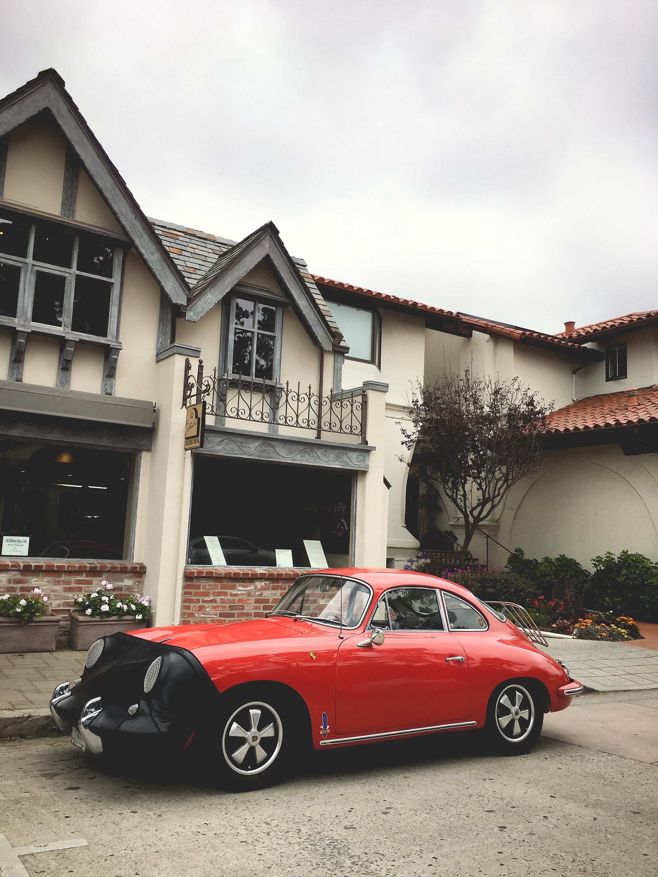 Porsche 356 Photo Wall Art Garage Art, Carmel Car Week unframed Photo