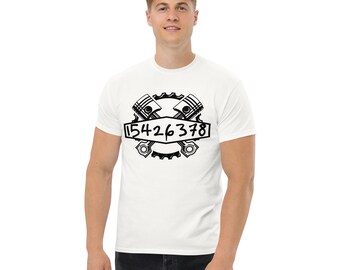 Pistons and Ford firing order classic tee | gift | birthday | for him | automotive | auto | mechanic |