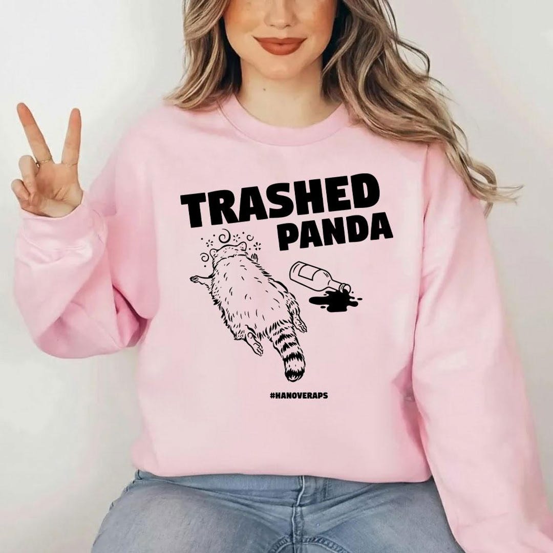 Trashed Panda Funny PNG, Hangover Meme Png, Drunk Panda Graphic Png ...