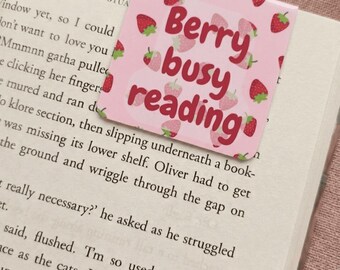 Magnetic Bookmark: Laminated Strong Snap Clasp