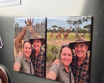 Custom Travel Photo Magnet, Personalised Vacation Magnets, Travel Fridgr Magnets, Custom Gifts, Fridge Photo Magnets