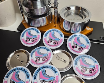 Custom 58mm Pinback Buttons | Personalised Photo Gifts or Business Logo Badges | Bulk & Single Orders
