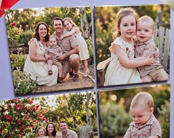 Bigger Square Custom Family Photo Magnet, Personalised Square Fridge Magnet, Custom Photo Magnets, Custom Gifts Magnets