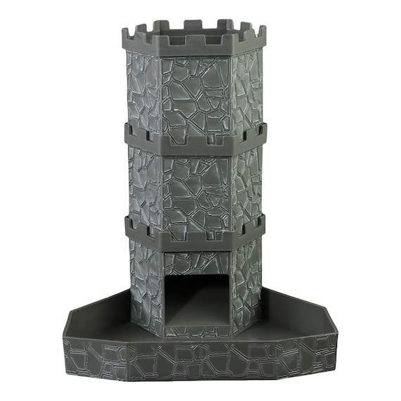 Handmade dice tower for rolling dice ,  Unique design, Assembling easily , Made of PP material