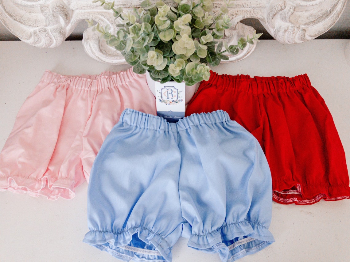 Girls Bloomer Shorts Multiple Colors Etsy