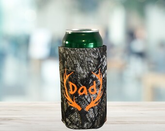 Beverage Holder, Pounder Can Cooler, Gift For Dad, Hunting Design, Handmade in the USA, Beer Can Cozies, Silo Can Cozies, Embroidered Cozies