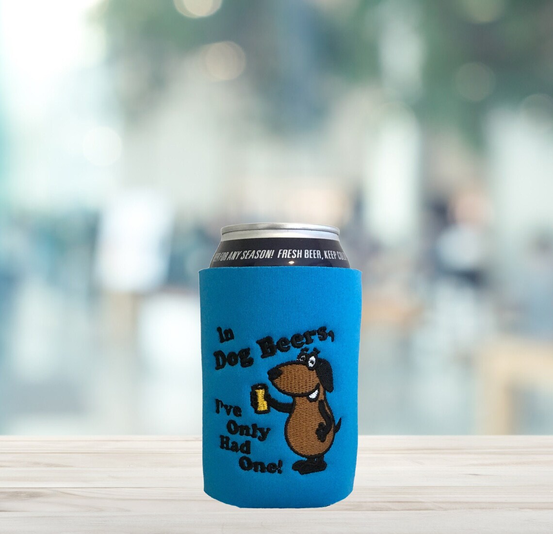 Beer Can Coolers Funny Saying Embroidered Cozies Handmade Etsy