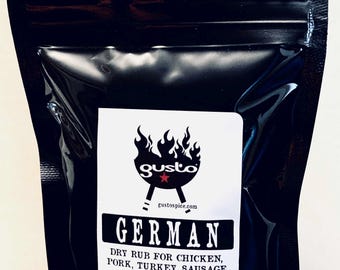 German Spice Blend: BBQ Rub for Chicken, Pork & Potatoes (4oz)