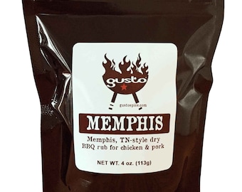 Gusto's MEMPHIS, TN Barbecue Rub for Chicken & Pork (Top Seller!)