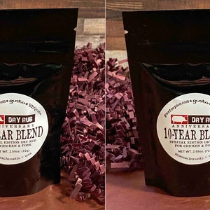 Gusto&#39;s Anniversary BBQ Rub Two Pack - A Special Barbecue Blend for Chicken, Turkey and Pork
