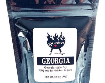 GEORGIA BBQ RUB - Cumin and Black Pepper Headline This Southern Barbecue Spice Rub!