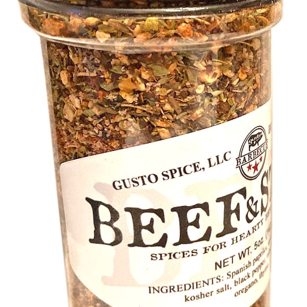 Gusto's BEEF/STEAK Spices  - Hearty Spices for Beef and Steak