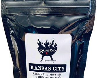 KANSAS CITY BBQ Rub - Sweet & Touch of Heat (Customer Favorite!)