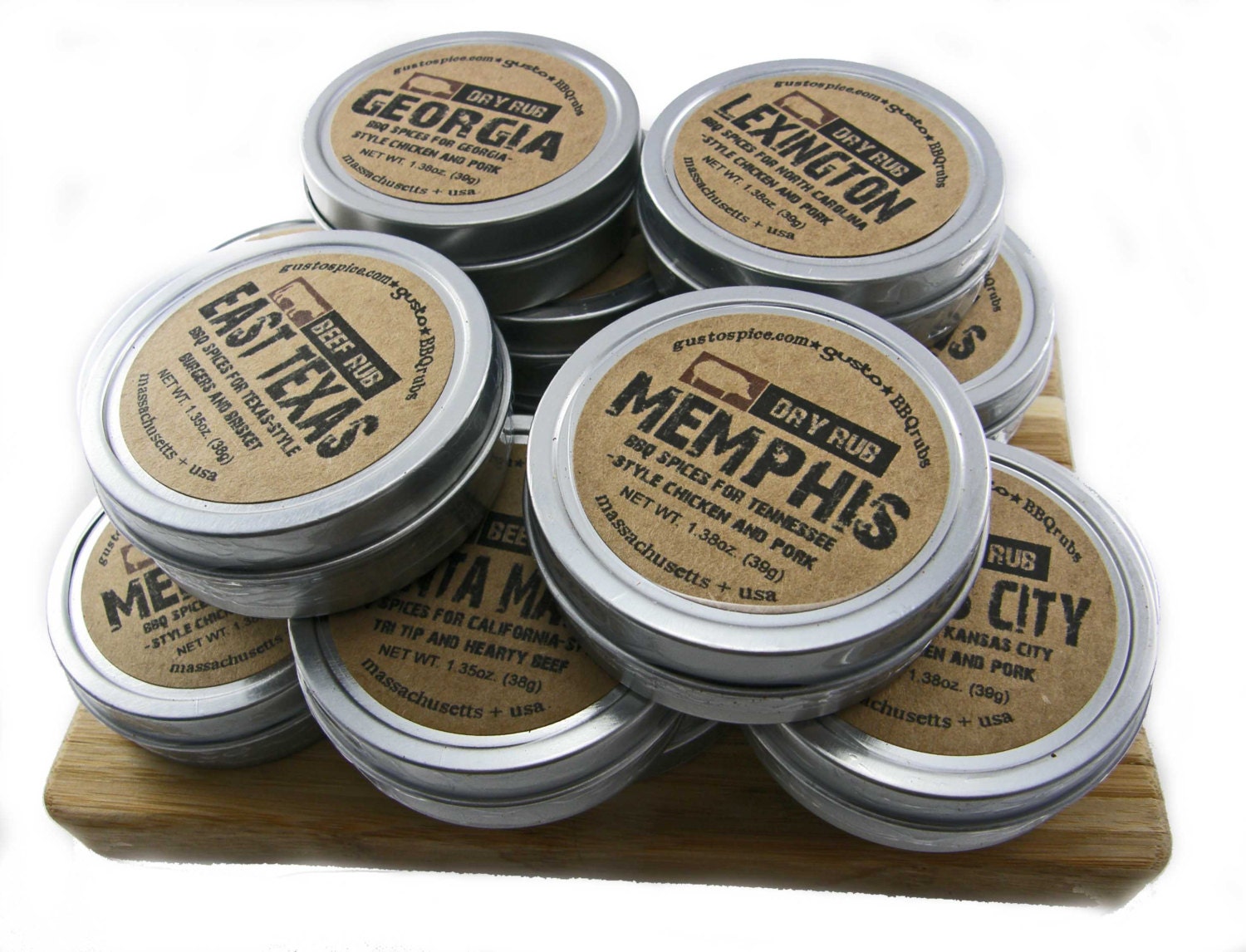 Your Choice!  10 BBQ RUBS < Perfect for Gift Baskets, Office Gifts…