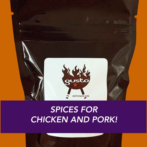 CHICKEN and PORK Spices for Barbecue, Smoking and Grilling