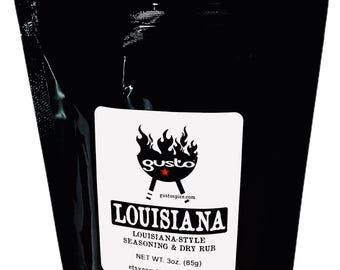LOUISIANA BBQ Rub and Seasoning - A Savory Kick for Chicken and Veggies!