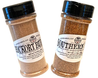 Hickory Burger & Southern Fry Seasoning Set - Gusto Spice