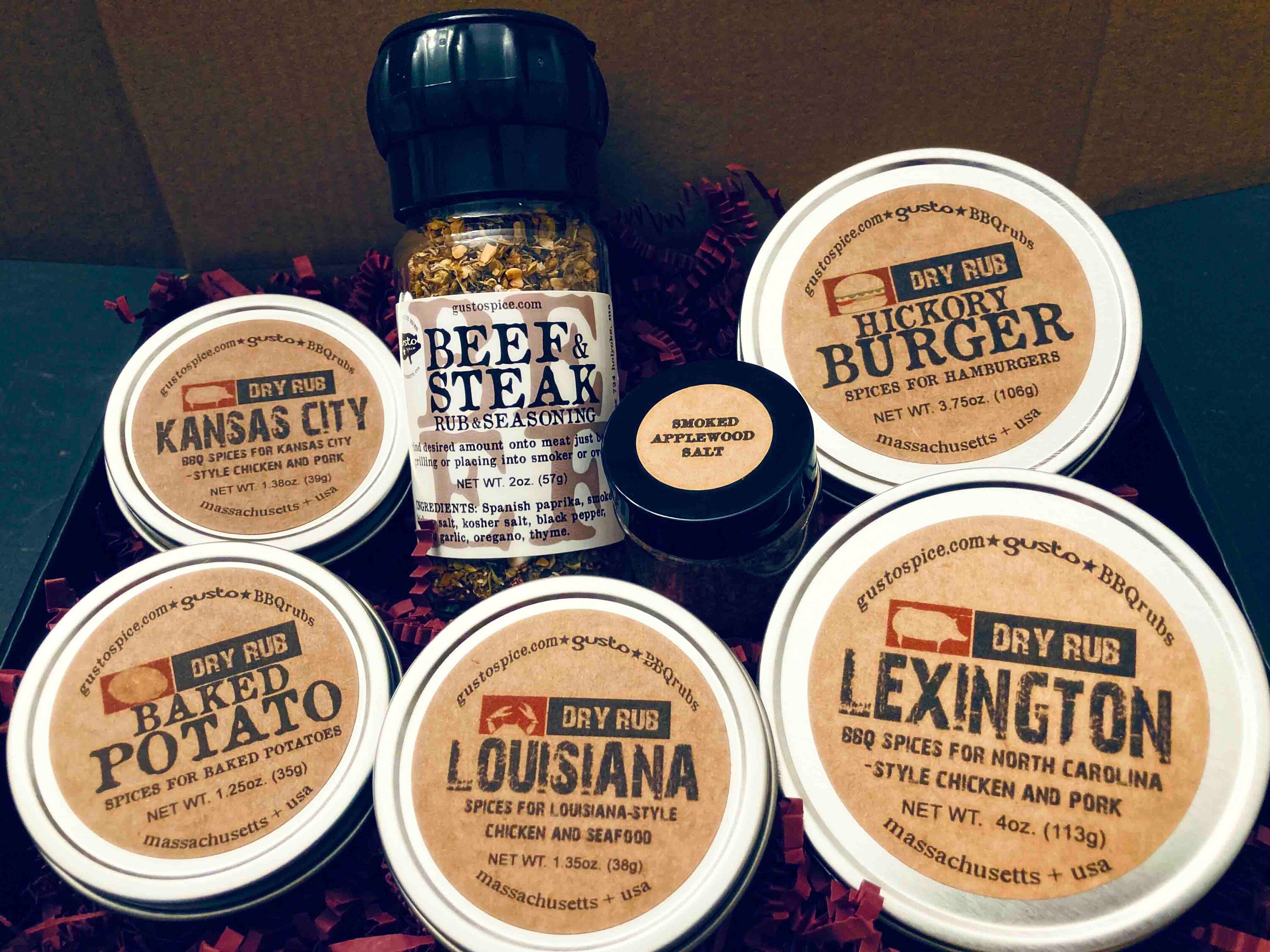 Gusto's Gift Set: The Barbecue Box Rubs For Chicken - Etsy