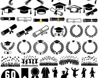 Graduation Cap Svg Bundle, Class of 2026 Svg, Graduation Svg, Graduation Topper Svg, Senior 2026 Svg, Graduation Clipart, Graduation Hat Svg