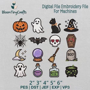 Mini motivos de Halloween, estampado de coqueta espeluznante, calabaza fantasma adorable, bolsa de truco o trato, diseño de sudadera de otoño, arte de murciélago con sombrero de bruja
