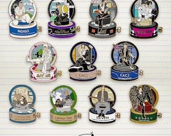 Broche solo en émail pour boîte à musique BTS