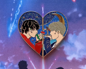 Broche en émail BTS Vmin Soulmates