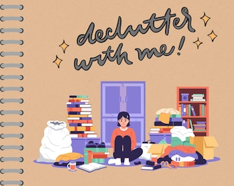 Lista de verificación para la limpieza digital / Reinicio del teléfono y la vida / Reorganización digital minimalista / Planificador imprimible