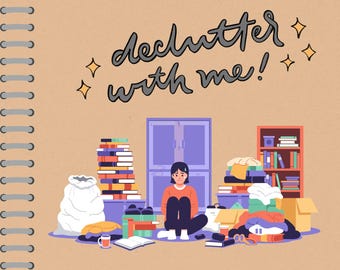 Paquete de lista de verificación Ultimate Declutter / Reinicio digital y para todo el hogar / Planificador imprimible y para iPad / Declutter with Me