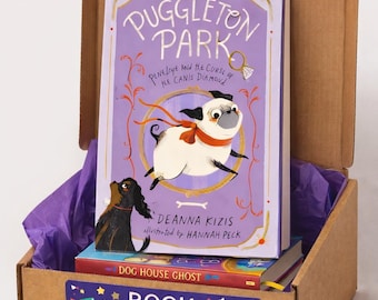 Monthly Middle-Grade Book Subscription Box (Ages 9–12) | 4 Curated Books Literary Gift for Kids/Teens.