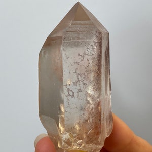 Strawberry Lemurian - Lemurian Crystal Point - Red Lemurian Quartz Crystal - high quality