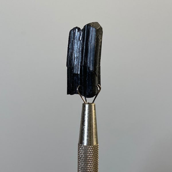 Black Tourmaline - Schrol - Bent Schrol - Terminated